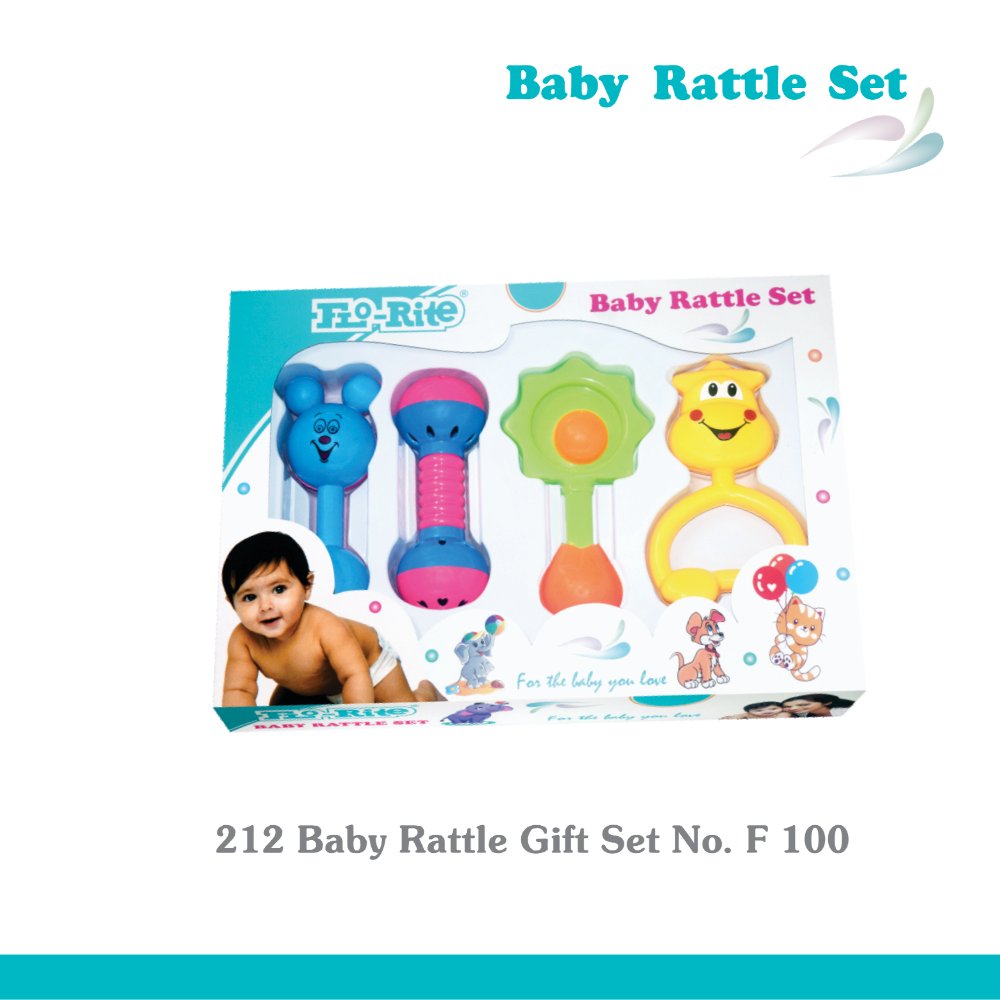 F/R. Toy Rattle Gift Set No. F 100